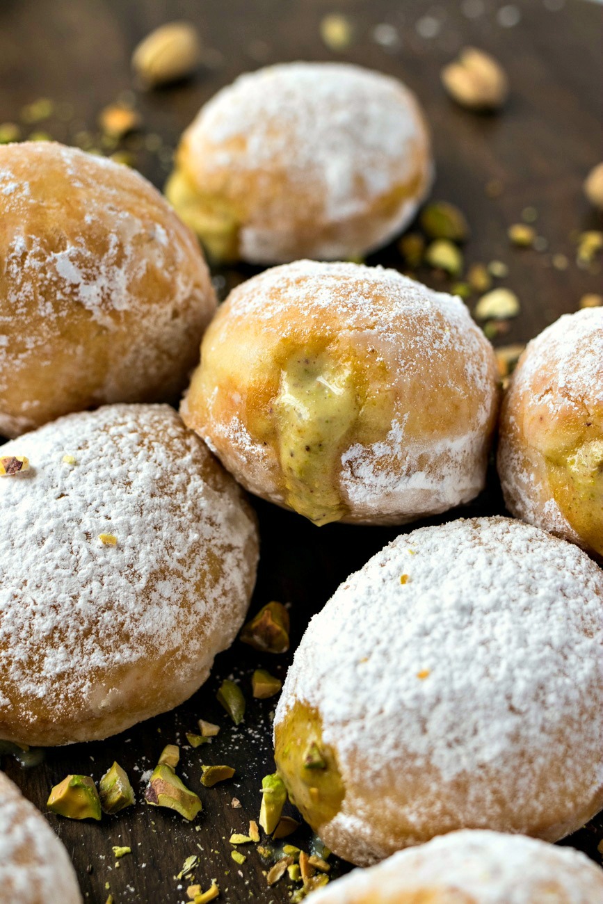 Pistachio Cream Doughnuts CPA Certified Pastry Aficionado