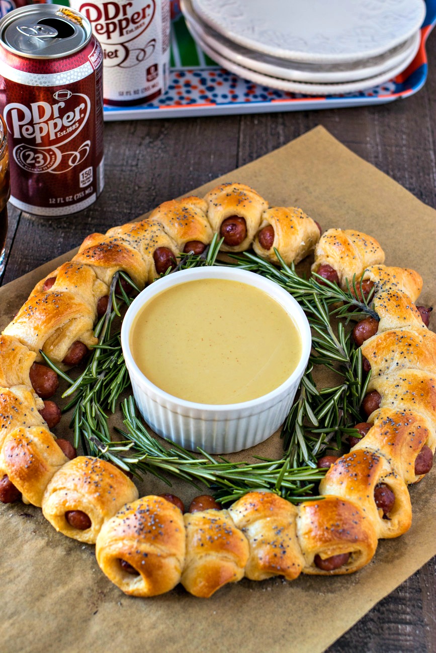 Pigs in a Blanket Wreath CPA Certified Pastry Aficionado